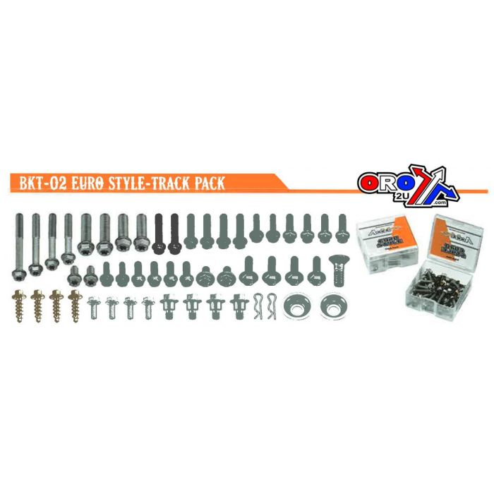 KIT DE BOULONS USINE STYLE KTM/HUS, KIT DE PISTE HORS ROUTE, BKT-02