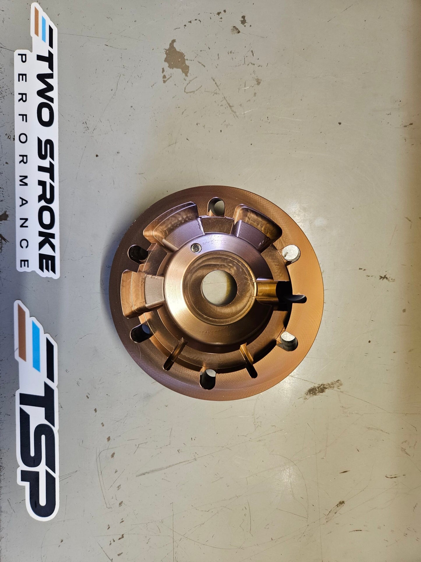 TSP 2023 on KTM 300 TBI cylinder head Top Cap Only - TWO STROKE PERFORMANCE