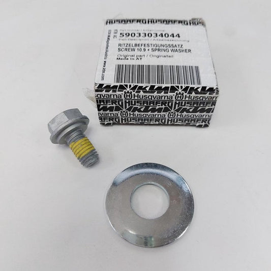 Genuine Part - Gearbox Sprocket Bolt with Spring Washer - 59033034044