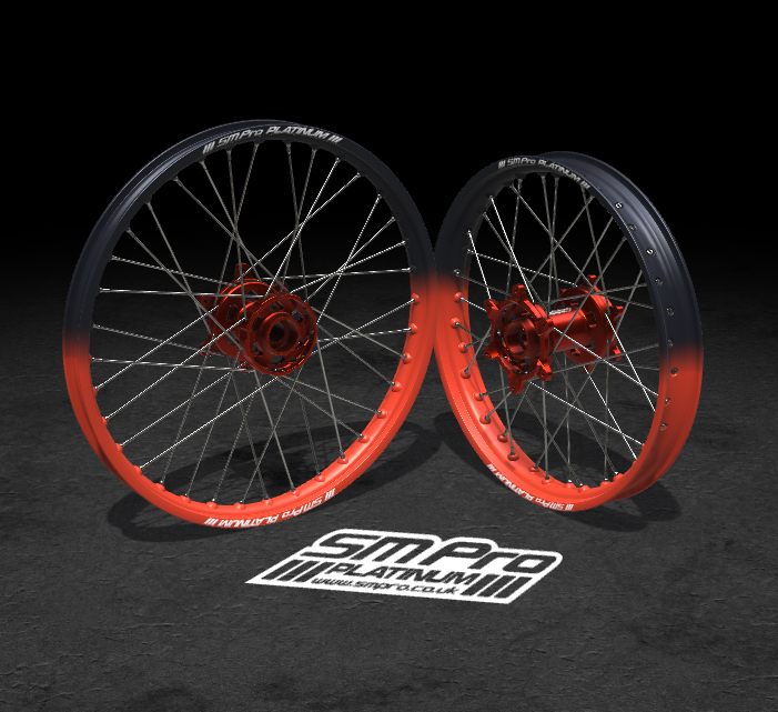 PAIRE DE ROUES SMPRO PLATINE ENDURO