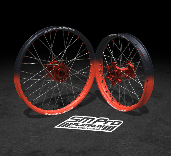 PAIRE DE ROUES SMPRO PLATINE ENDURO