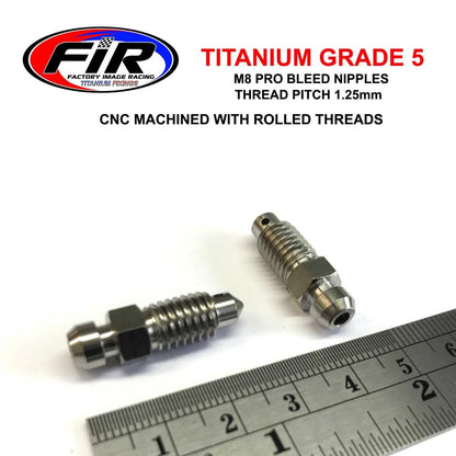 TITANIUM GRADE 5 BLEED NIPPLE CLUTCH BRAKE