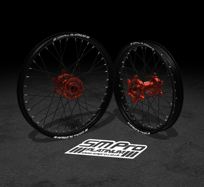 PAIRE DE ROUES SMPRO PLATINE ENDURO