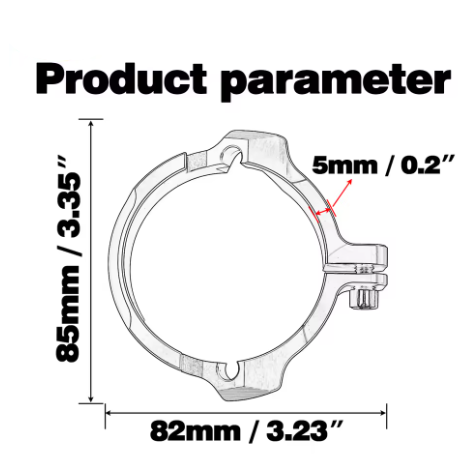 SMX Exhaust Flange Protection Guard for KTM, Husqvarna, GasGas 2017-2024