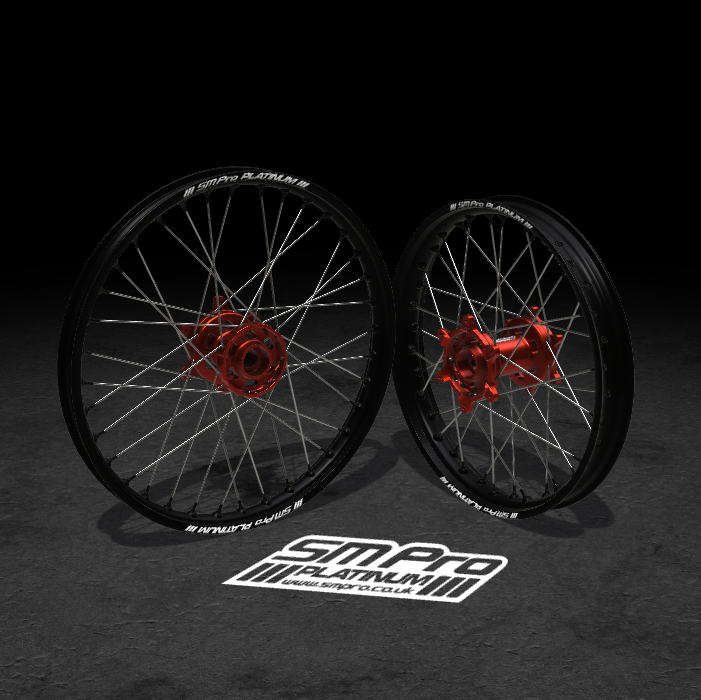 PAIRE DE ROUES SMPRO PLATINE ENDURO