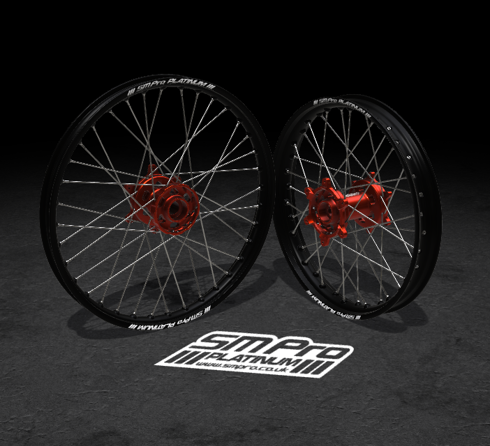 PAIRE DE ROUES SMPRO PLATINE ENDURO