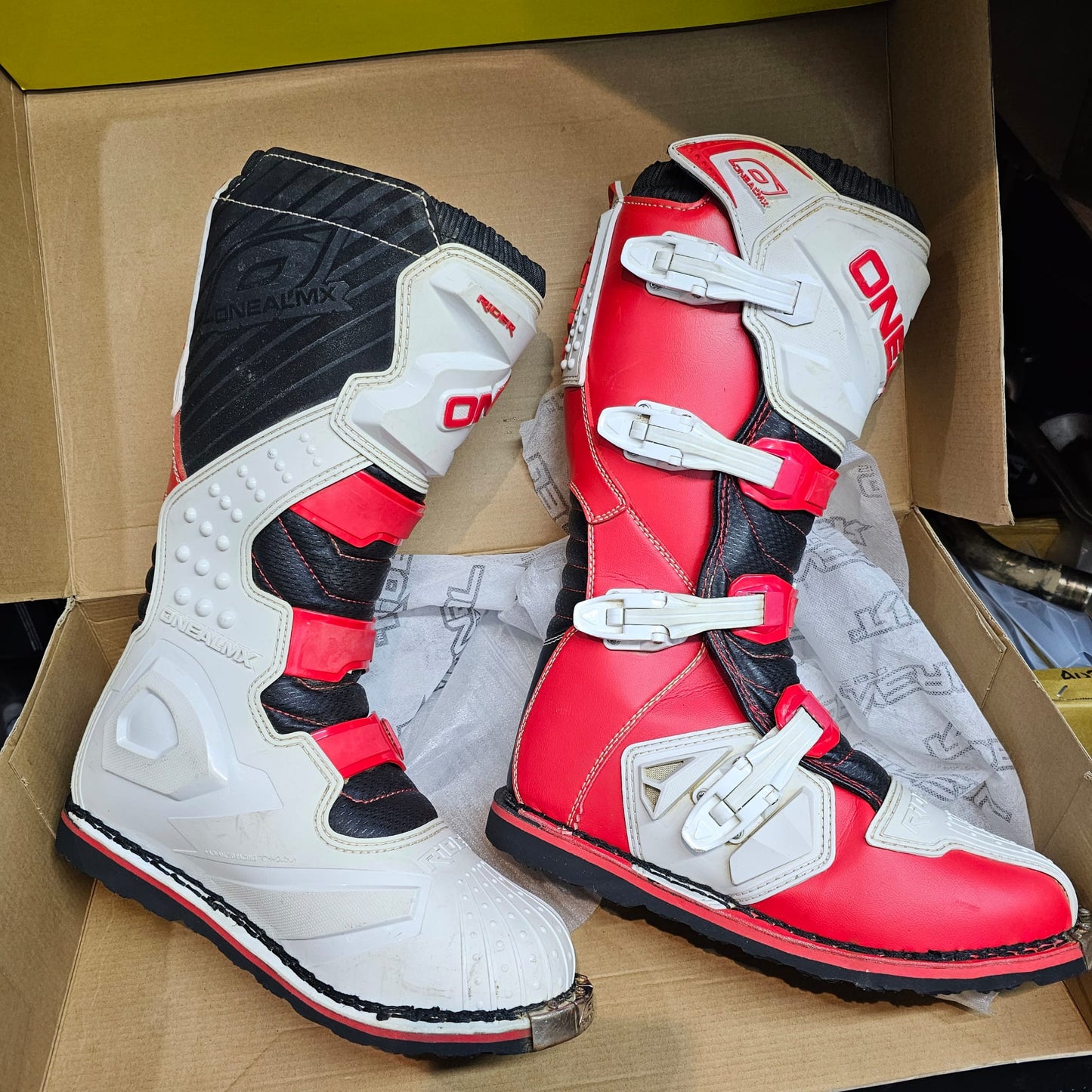 PREOWNED ONEAL RIDER BOOTS EU43/UK9