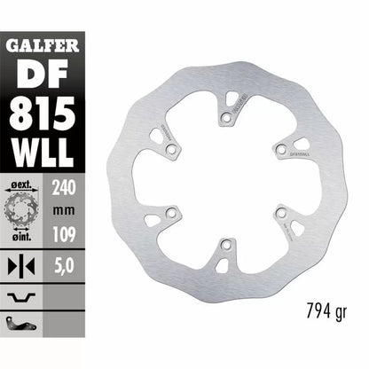 GALFER REAR DISC BETA RR 2T 2013 - 2022 RR 4T 2015 - 2022