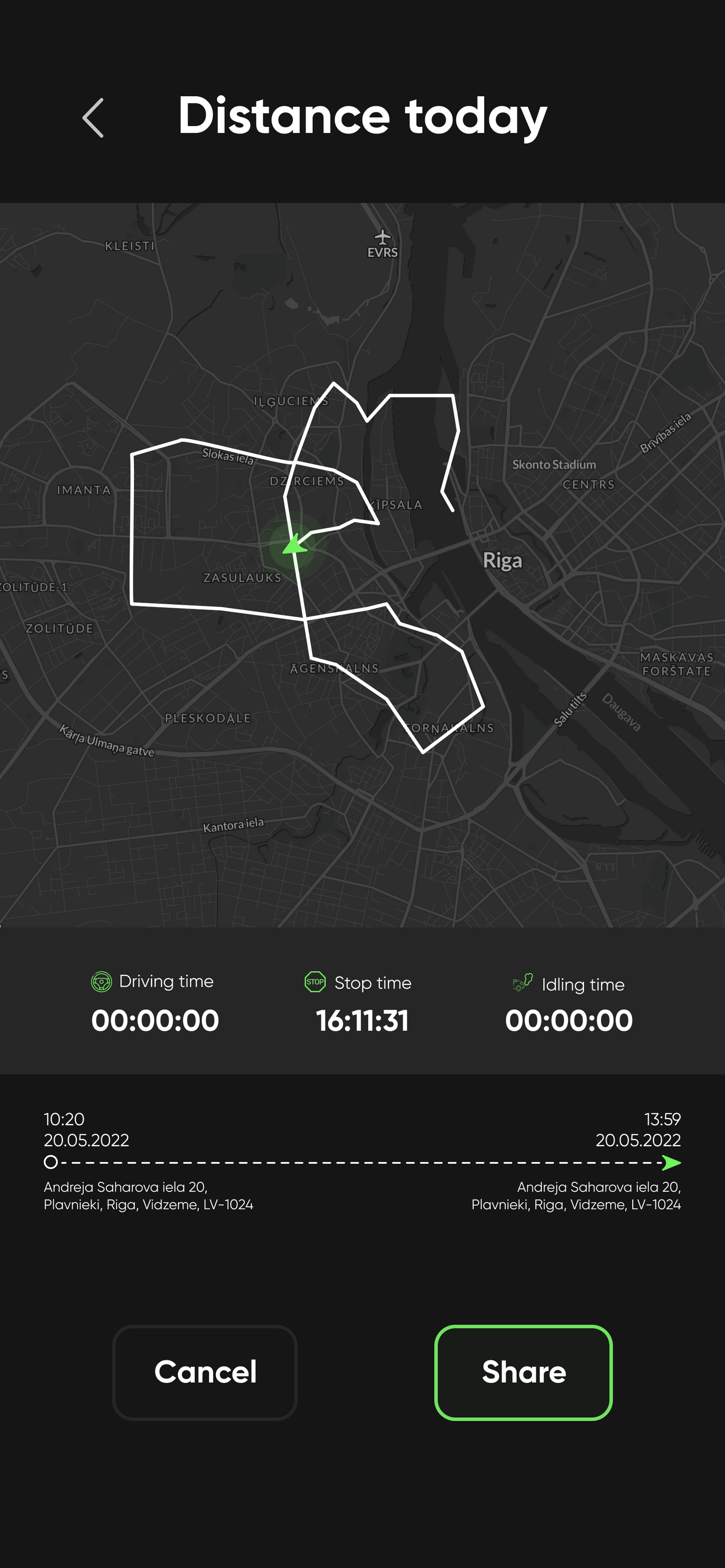 SIZZAPP MAX GPS TRACKER ROUTE LOGGER SECURITY