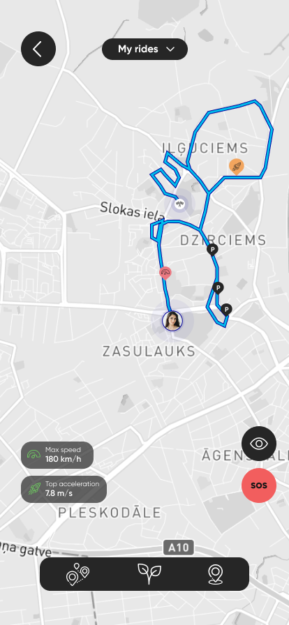 SIZZAPP MAX GPS TRACKER ROUTE LOGGER SECURITY