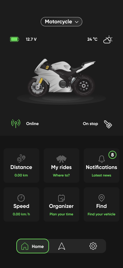 SIZZAPP MAX GPS TRACKER ROUTE LOGGER SECURITY