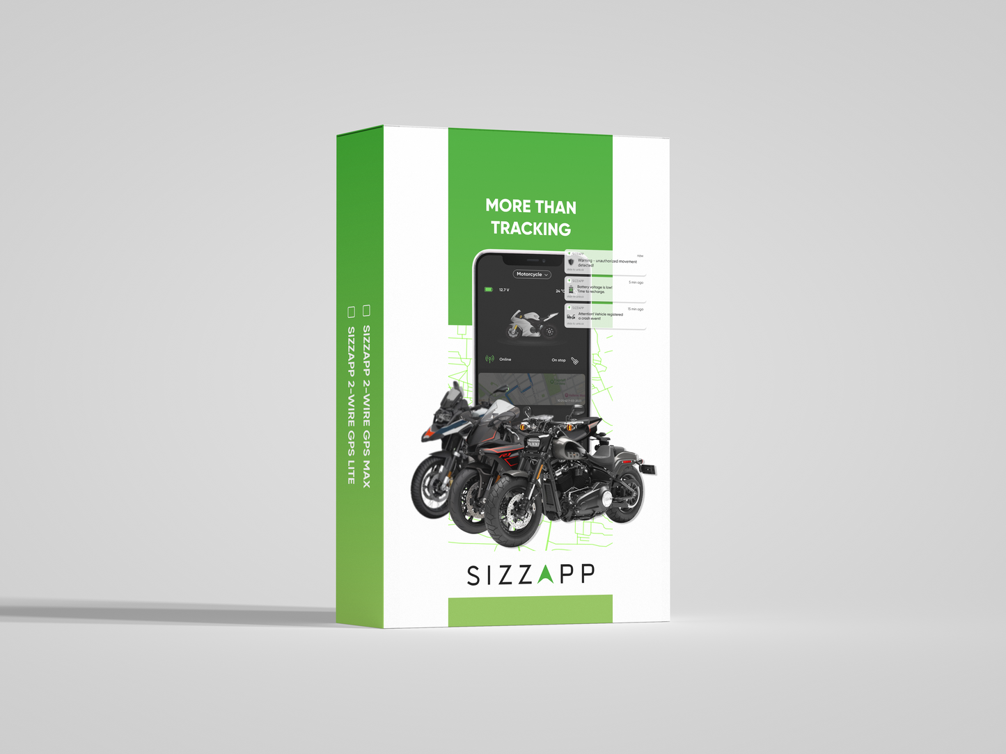 SIZZAPP MAX GPS TRACKER ROUTE LOGGER SECURITY