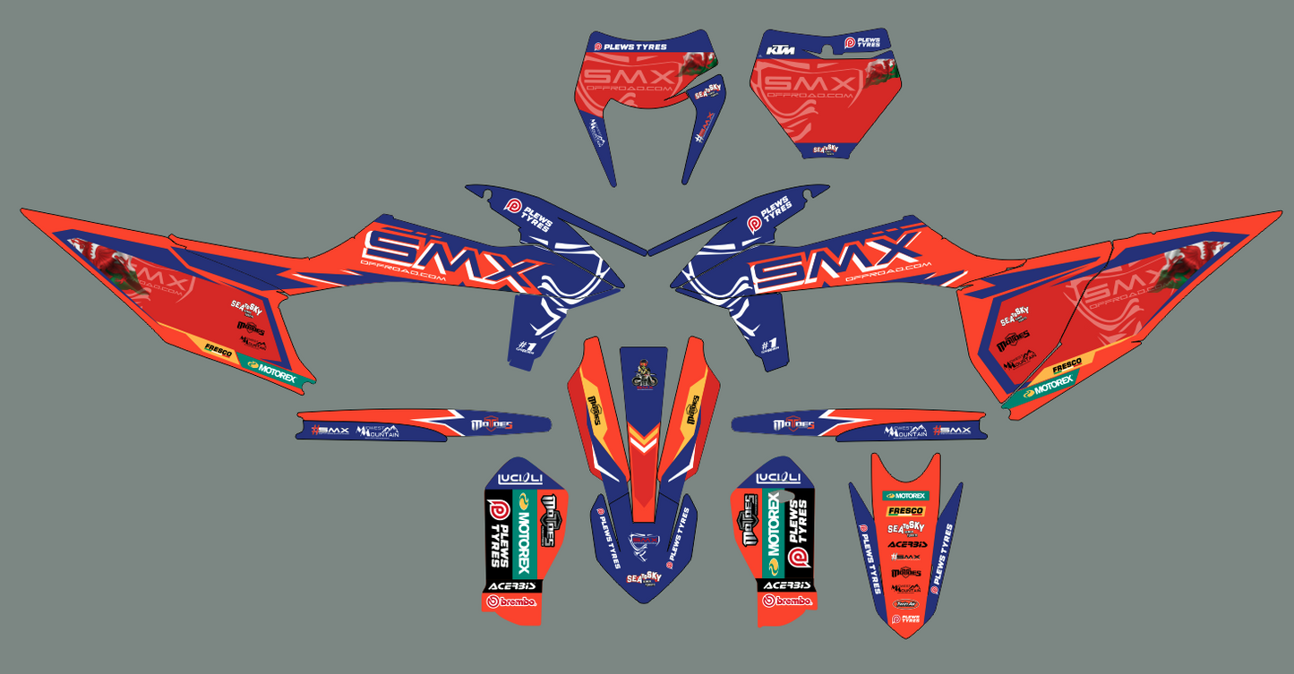 Kit graphique Team SMX 2023