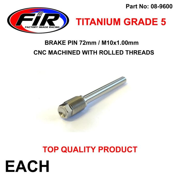 Titanium Beta Nissin Brake pin Hex top