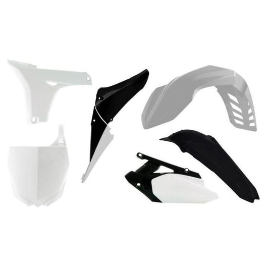 PLASTIC KIT 10-13 YZF450, RTECH 11-12 R-KITYZF-BN1-611, WHITE/BLACK