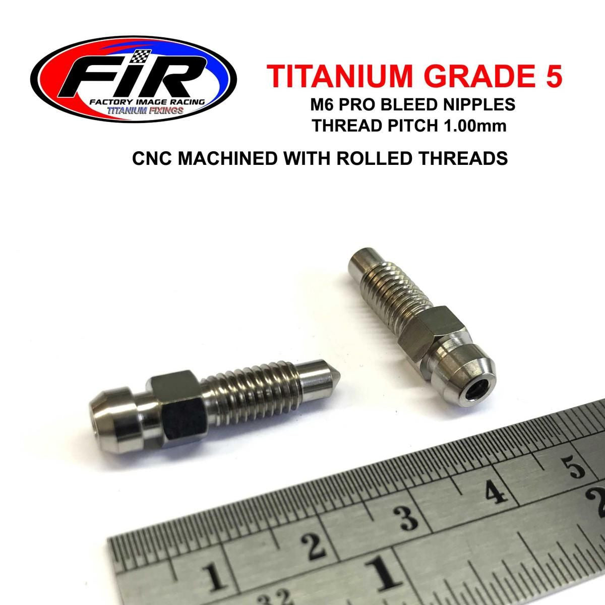 TITANIUM GRADE 5 BLEED NIPPLE CLUTCH BRAKE