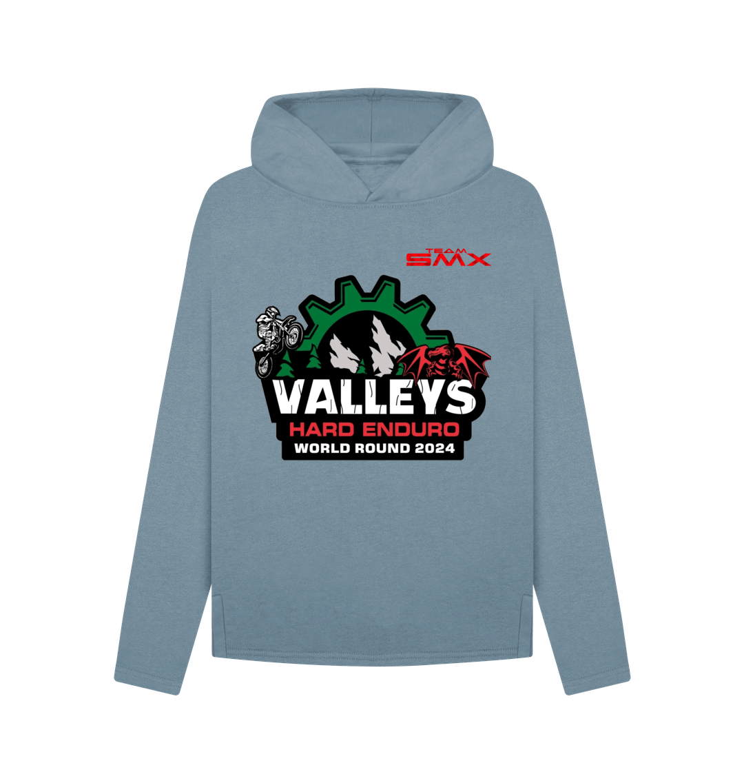 Stone Blue SMX Valleys Hoodie (Womens)