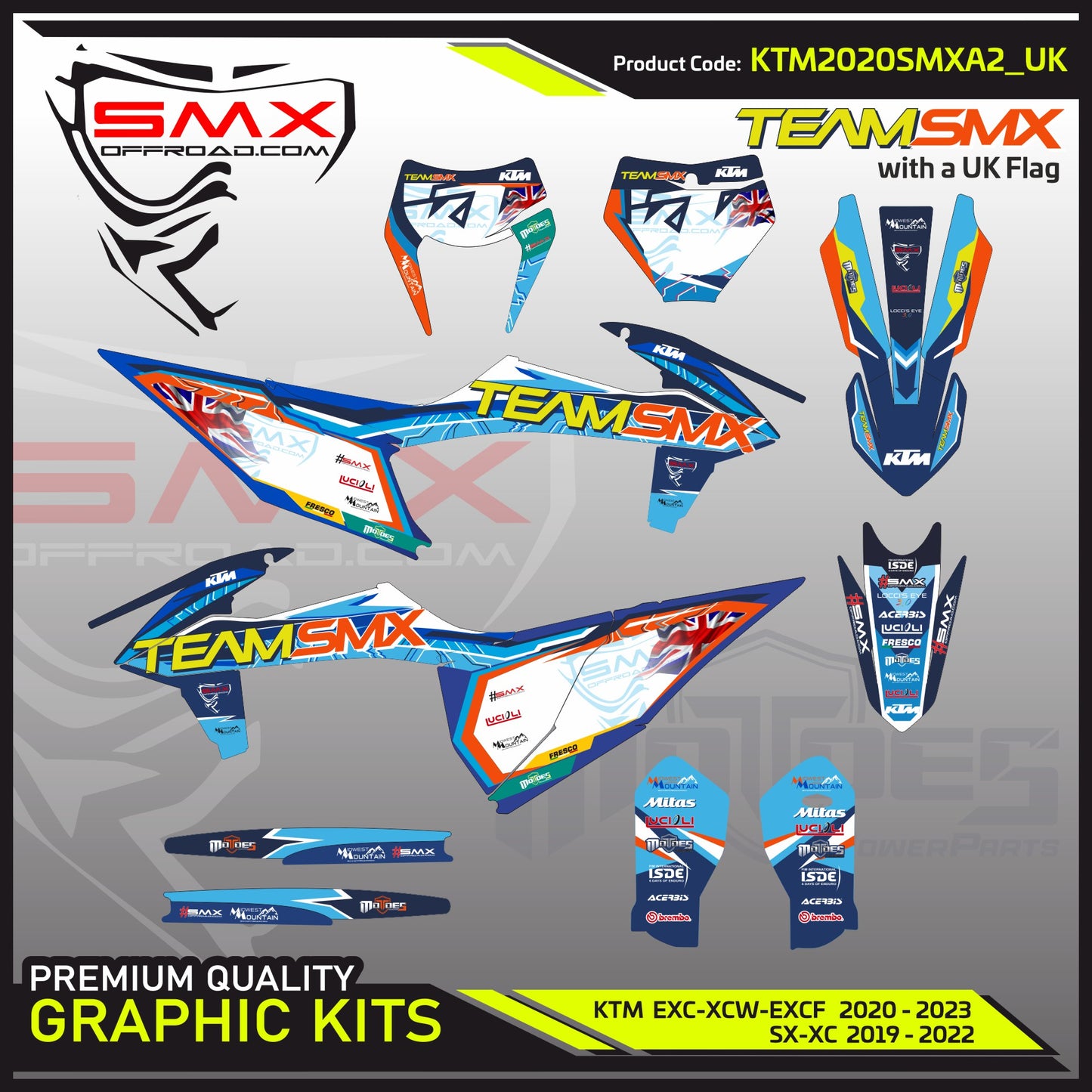 Kit graphique Team SMX 2023