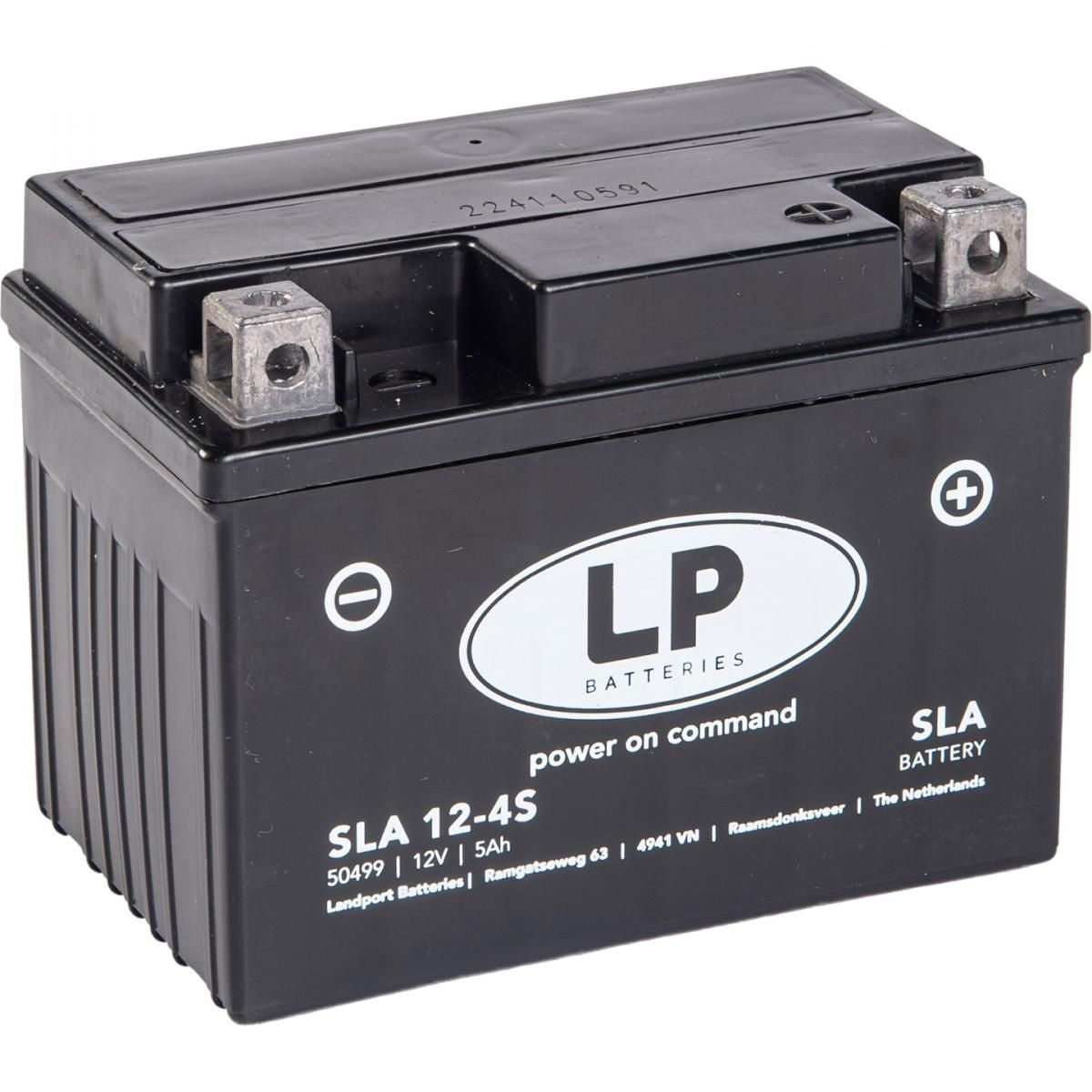 BATTERY YTX4L-BS SLA12-4S 12V 5Ah SEAL, LANDPORT 50590 MB SLA 12-4S