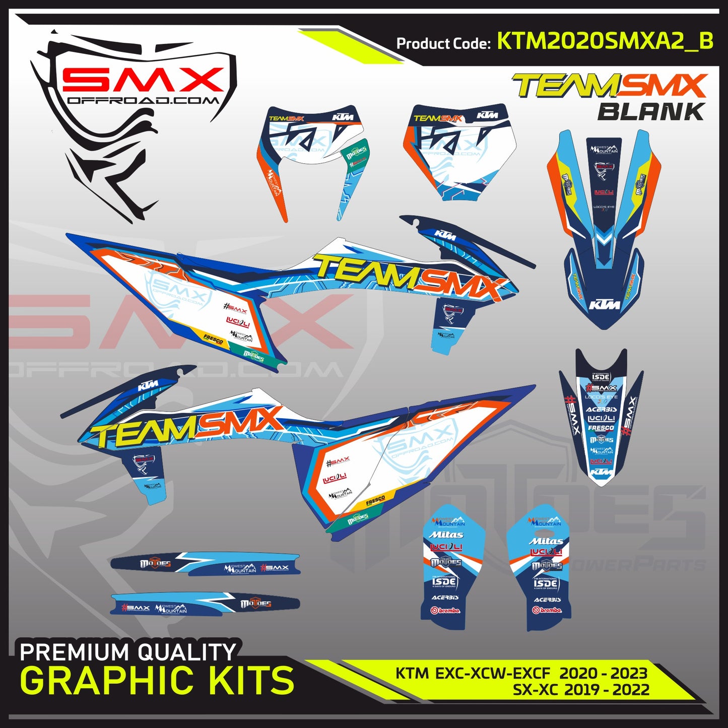 Kit graphique Team SMX 2023